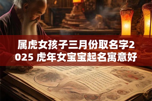 属虎女孩子三月份取名字2025 虎年女宝宝起名寓意好
