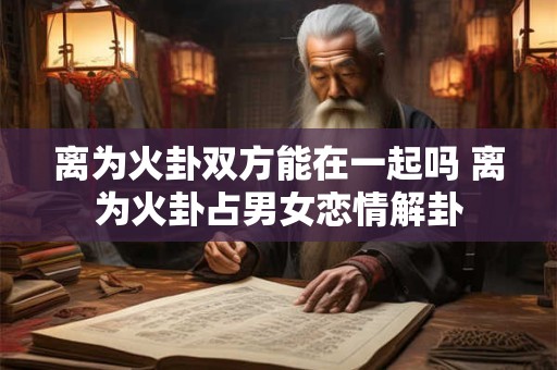 离为火卦双方能在一起吗 离为火卦占男女恋情解卦