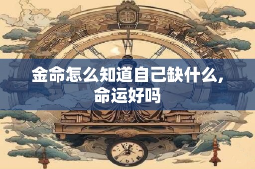 金命怎么知道自己缺什么,命运好吗