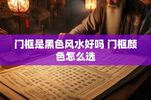 门框是黑色风水好吗 门框颜色怎么选