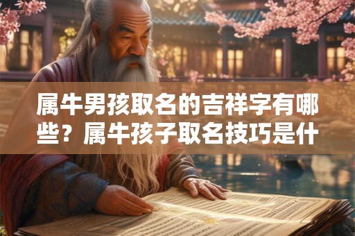 属牛男孩取名的吉祥字有哪些？属牛孩子取名技巧是什么？