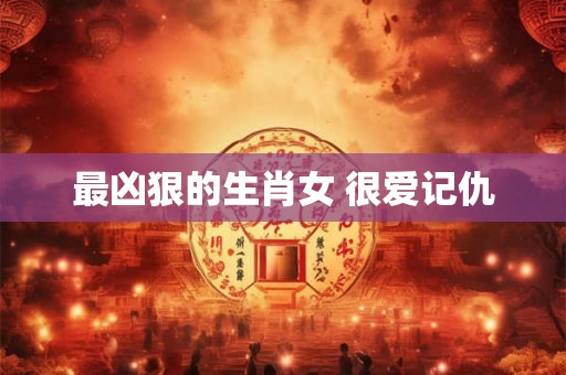 最凶狠的生肖女 很爱记仇
