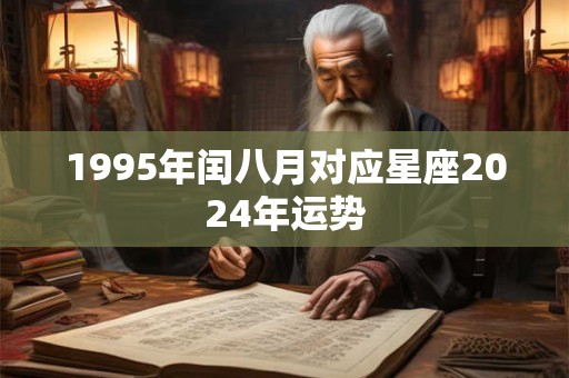 1995年闰八月对应星座2024年运势