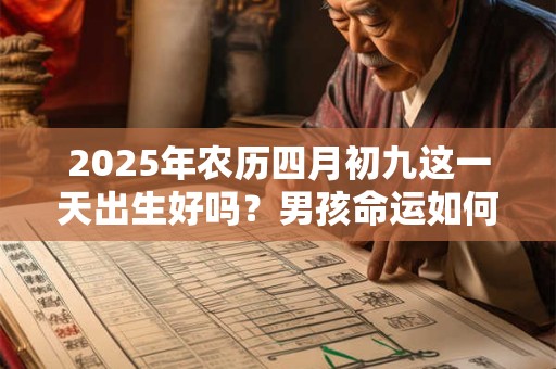 2025年农历四月初九这一天出生好吗？男孩命运如何？