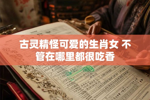 古灵精怪可爱的生肖女 不管在哪里都很吃香