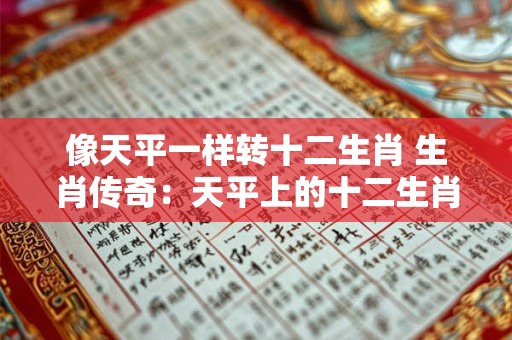 像天平一样转十二生肖 生肖传奇：天平上的十二生肖
