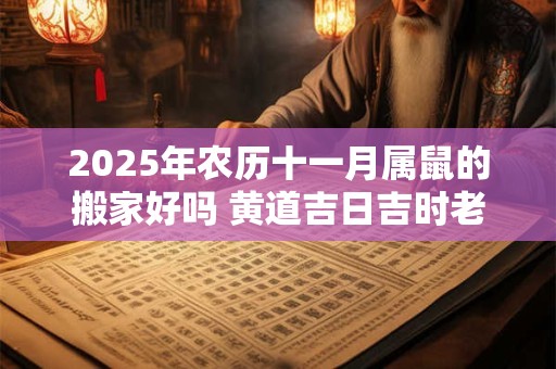 2025年农历十一月属鼠的搬家好吗 黄道吉日吉时老黄历查询