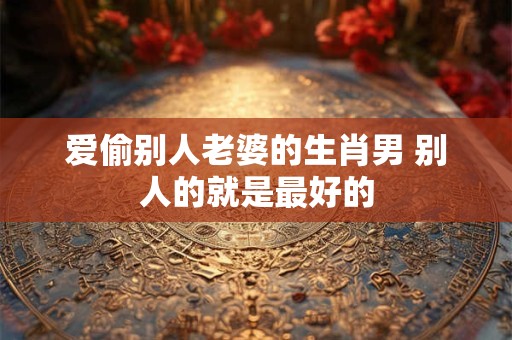 爱偷别人老婆的生肖男 别人的就是最好的