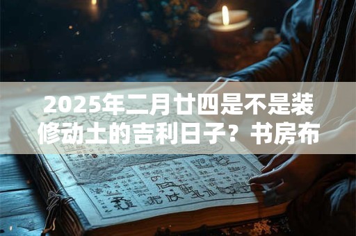 2025年二月廿四是不是装修动土的吉利日子？书房布局