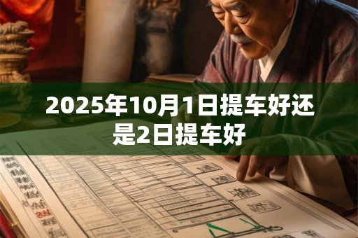 2025年10月1日提车好还是2日提车好