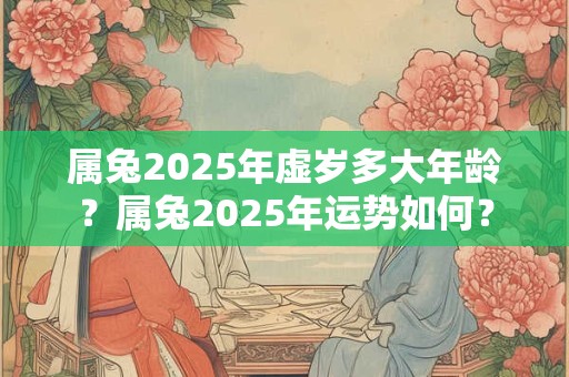 属兔2025年虚岁多大年龄？属兔2025年运势如何？
