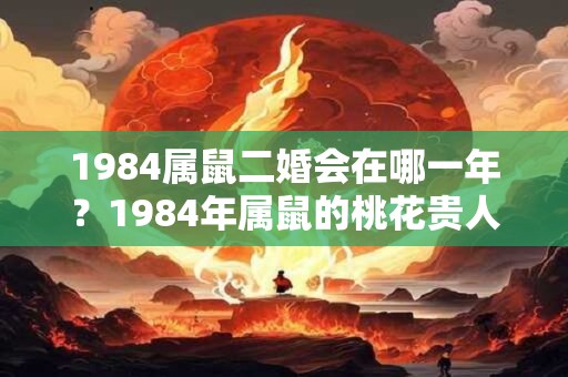 1984属鼠二婚会在哪一年？1984年属鼠的桃花贵人，