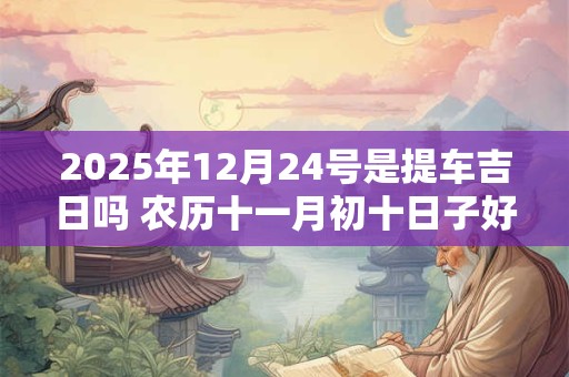2025年12月24号是提车吉日吗 农历十一月初十日子好吗