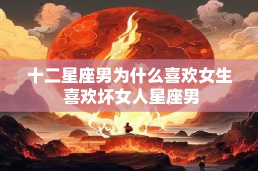 十二星座男为什么喜欢女生 喜欢坏女人星座男