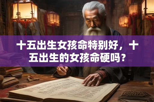 十五出生女孩命特别好，十五出生的女孩命硬吗？