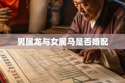 男属龙与女属马是否婚配