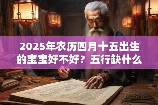 2025年农历四月十五出生的宝宝好不好？五行缺什么？