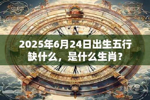 2025年6月24日出生五行缺什么，是什么生肖？