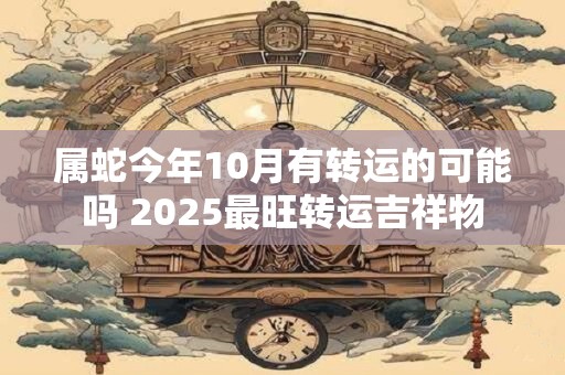 属蛇今年10月有转运的可能吗 2025最旺转运吉祥物
