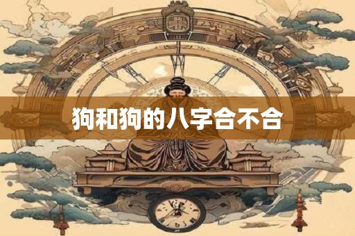 狗和狗的八字合不合