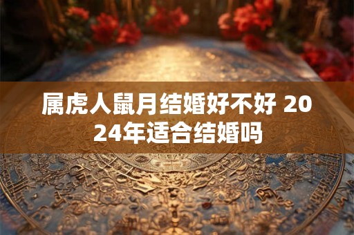 属虎人鼠月结婚好不好 2024年适合结婚吗