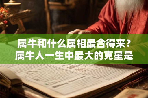 属牛和什么属相最合得来？属牛人一生中最大的克星是谁？