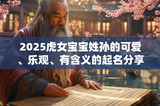 2026虎女宝宝姓孙的可爱、乐观、有含义的起名分享 2026虎女宝宝姓孙的可爱、乐观、有含义的起名分享