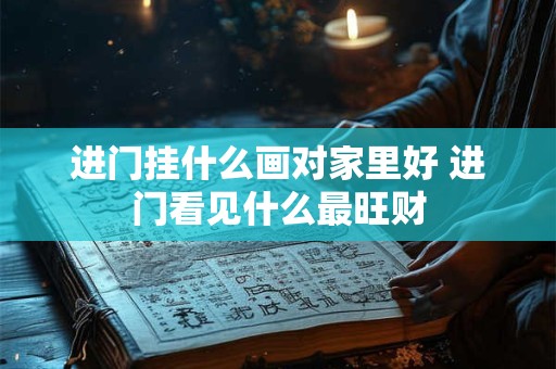 进门挂什么画对家里好 进门看见什么最旺财