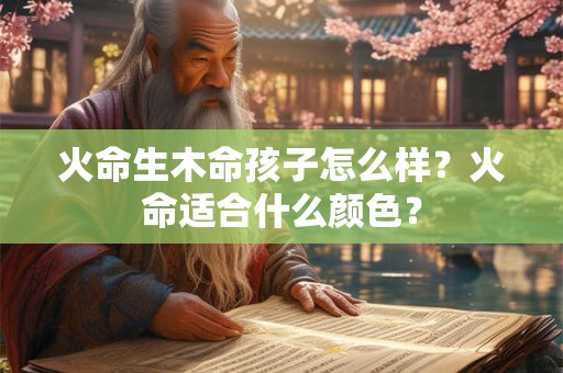 火命生木命孩子怎么样？火命适合什么颜色？