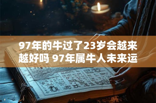 97年的牛过了23岁会越来越好吗 97年属牛人未来运势