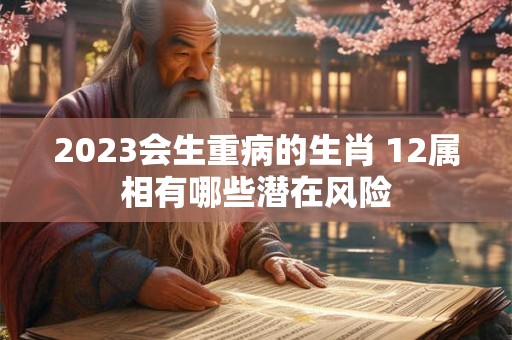 2023会生重病的生肖 12属相有哪些潜在风险