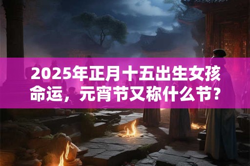 2025年正月十五出生女孩命运，元宵节又称什么节？