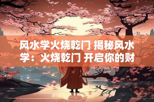 风水学火烧乾门 揭秘风水学：火烧乾门 开启你的财富之门！