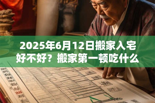 2025年6月12日搬家入宅好不好？搬家第一顿吃什么最好？