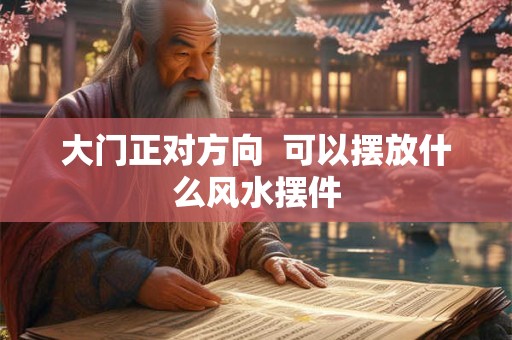 大门正对方向 可以摆放什么风水摆件 大门正对方向 可以摆放什么风水摆件