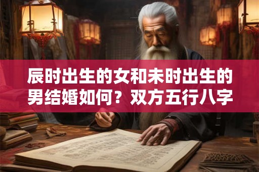 辰时出生的女和未时出生的男结婚如何？双方五行八字合不合