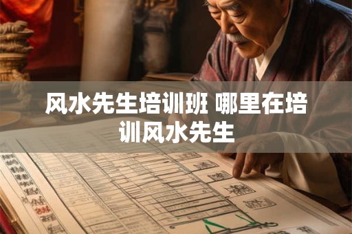风水先生培训班 哪里在培训风水先生