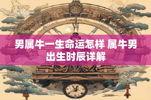 男属牛一生命运怎样 属牛男出生时辰详解