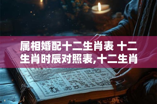 属相婚配十二生肖表 十二生肖时辰对照表,十二生肖对应时间表