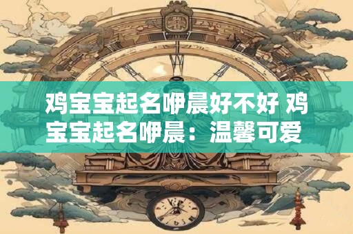 鸡宝宝起名咿晨好不好 鸡宝宝起名咿晨：温馨可爱 寓意深远