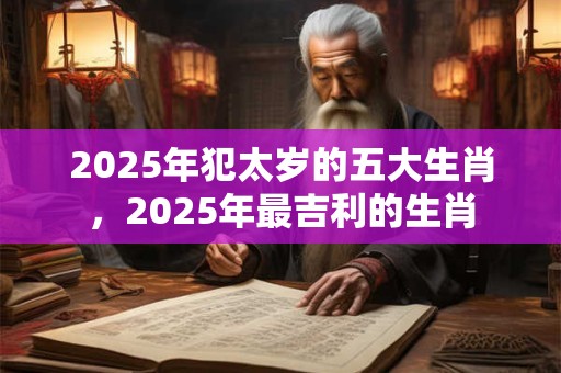 2025年犯太岁的五大生肖，2025年最吉利的生肖