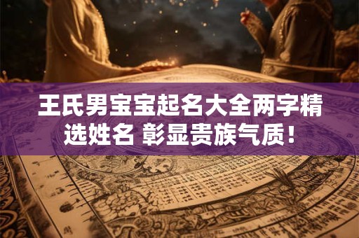 王氏男宝宝起名大全两字精选姓名 彰显贵族气质！
