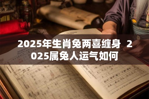2025年生肖兔两喜缠身  2025属兔人运气如何