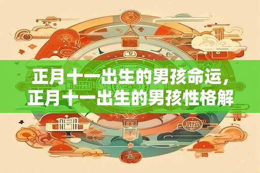 正月十一出生的男孩命运，正月十一出生的男孩性格解析