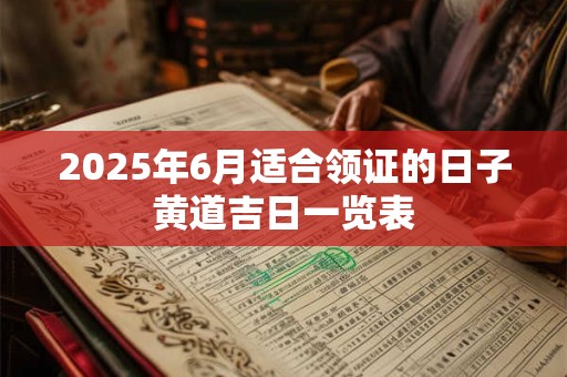 2026年6月适合领证的日子黄道吉日一览表