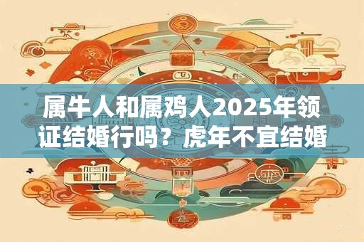 属牛人和属鸡人2025年领证结婚行吗？虎年不宜结婚的生肖