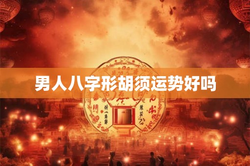 男人八字形胡须运势好吗