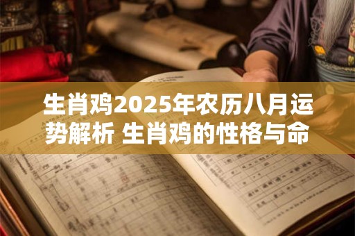 生肖鸡2025年农历八月运势解析 生肖鸡的性格与命运解析
