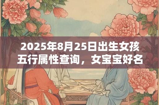 2025年8月25日出生女孩五行属性查询,女宝宝好名字合集 2025年8月25日出生女孩五行属性查询,女宝宝好名字合集