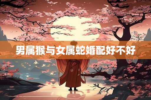 男属猴与女属蛇婚配好不好